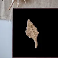 Broszka muszla, Unikatowa broszka na prezent, Artystyczna biżuteria 3