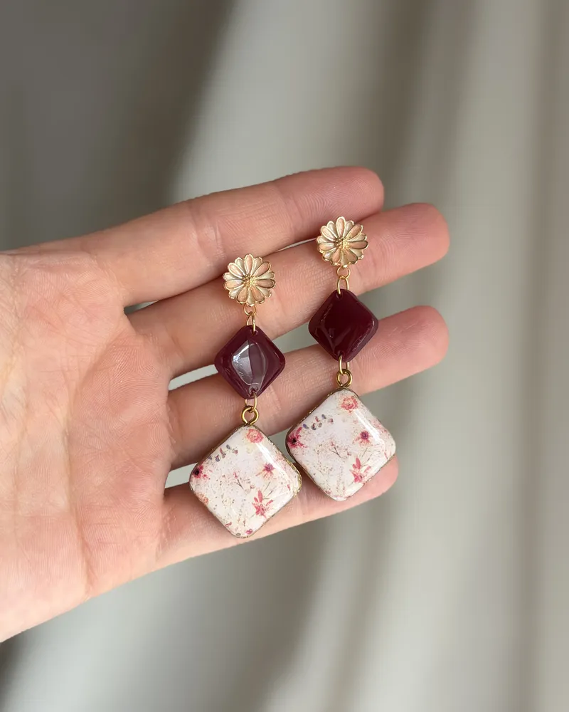 Romantic Floral Earrings — 3
