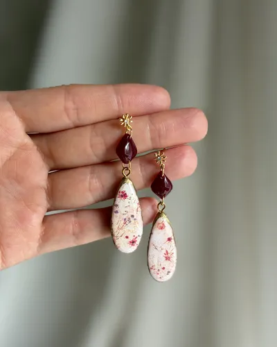 Romantic Floral Earrings — thumbnail 8