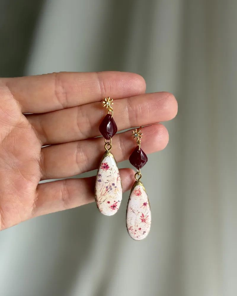 Romantic Floral Earrings — 8