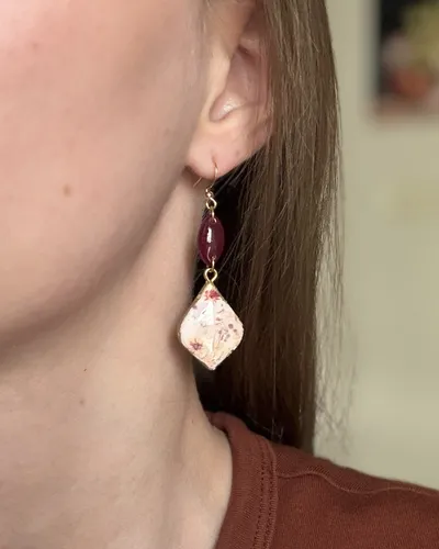 Romantic Floral Earrings — thumbnail 2