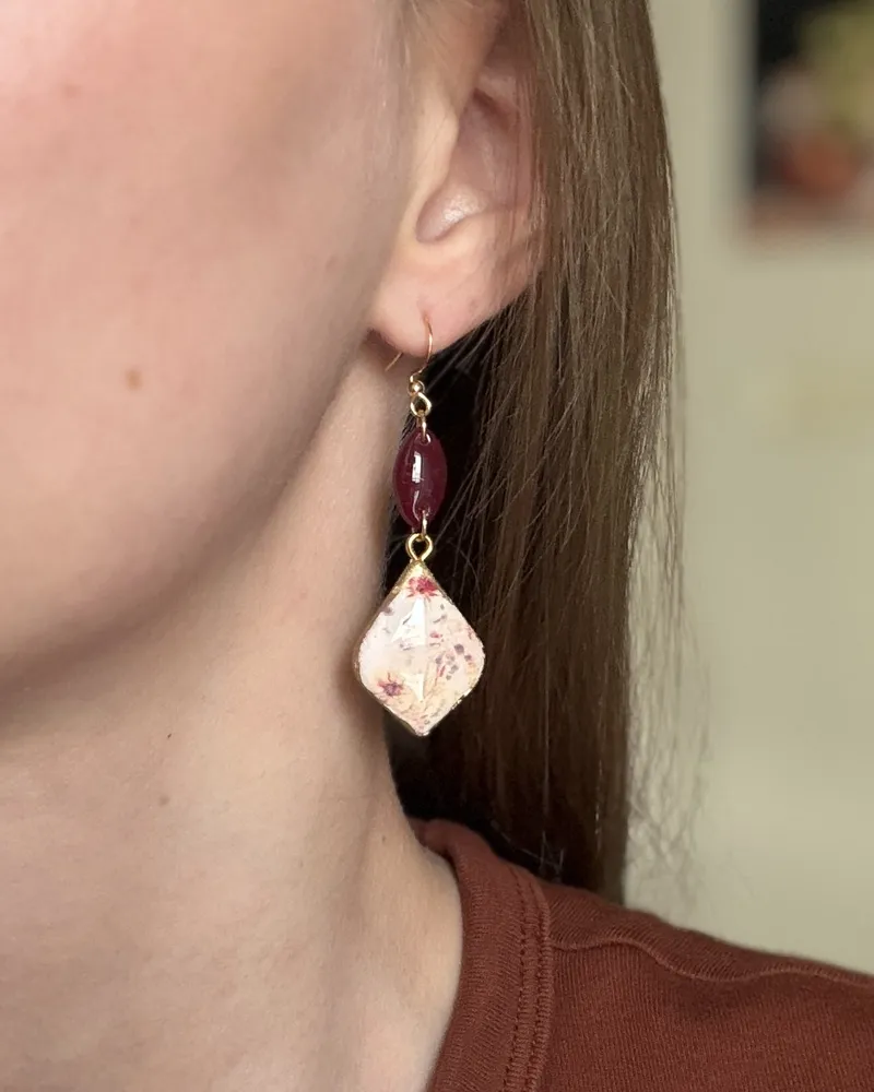 Romantic Floral Earrings — 2