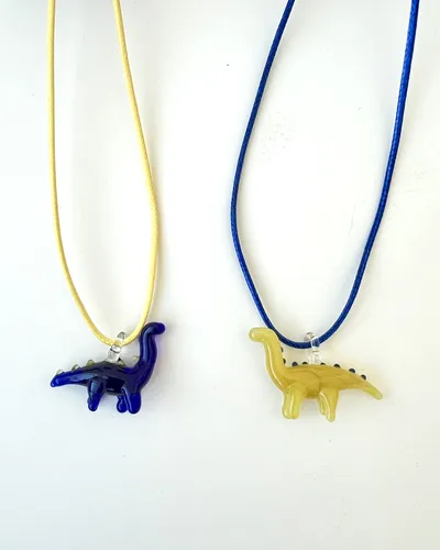 Zawieszki dino blue/yellow — thumbnail 4