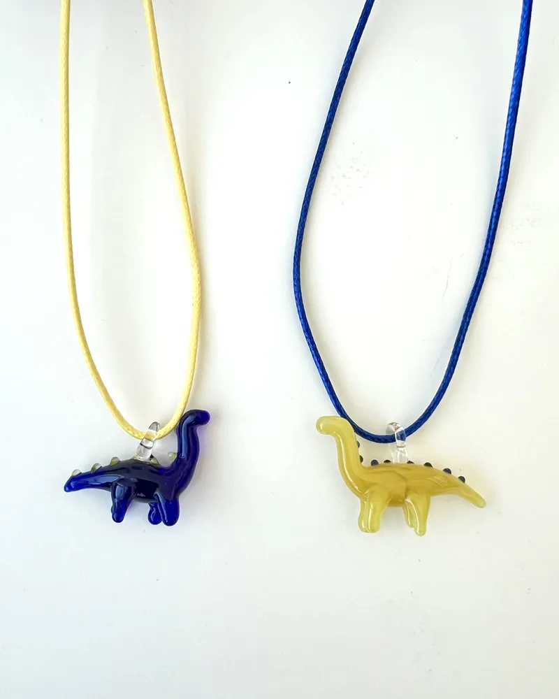 Zawieszki dino blue/yellow — 4