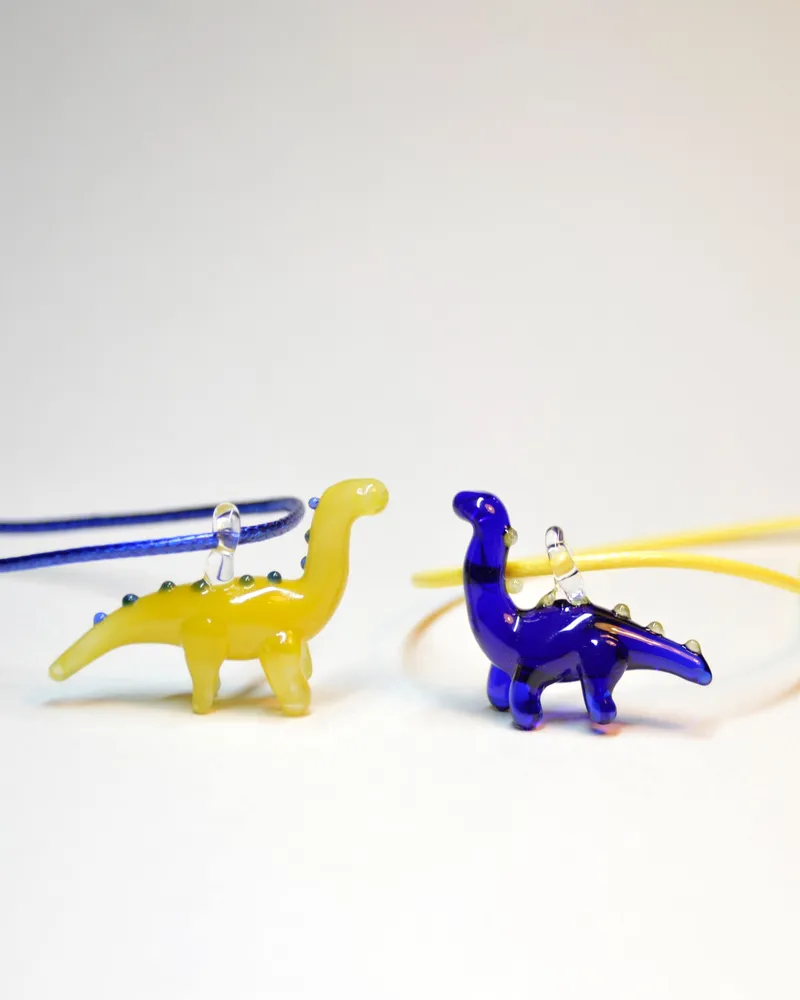 Zawieszki dino blue/yellow — 1