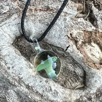 Naszyjnik magiczny grzybek green 1