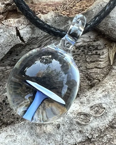 Naszyjnik magiczny grzybek blue — thumbnail 2