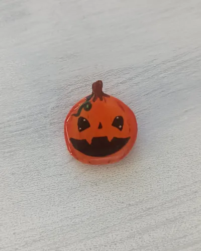 Broszka "Dynia na Halloween — thumbnail 2