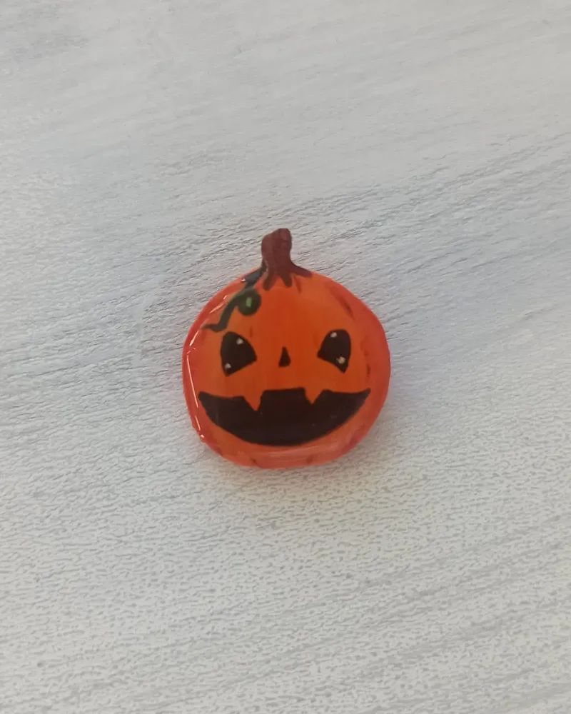 Broszka "Dynia na Halloween — 2