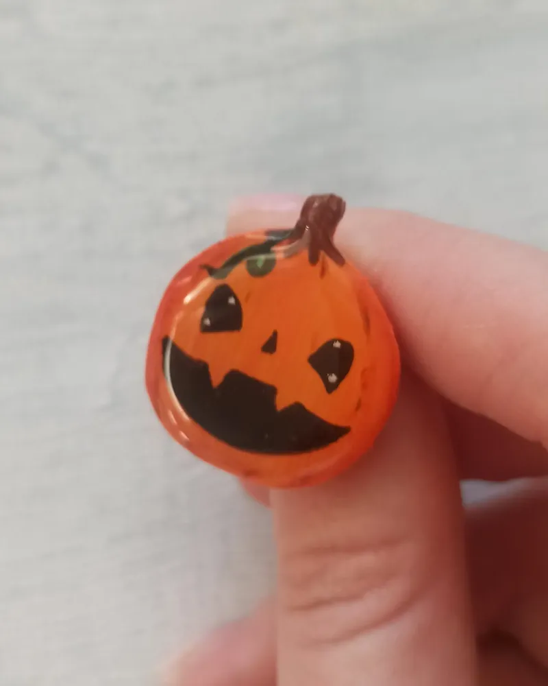 Broszka "Dynia na Halloween — 1