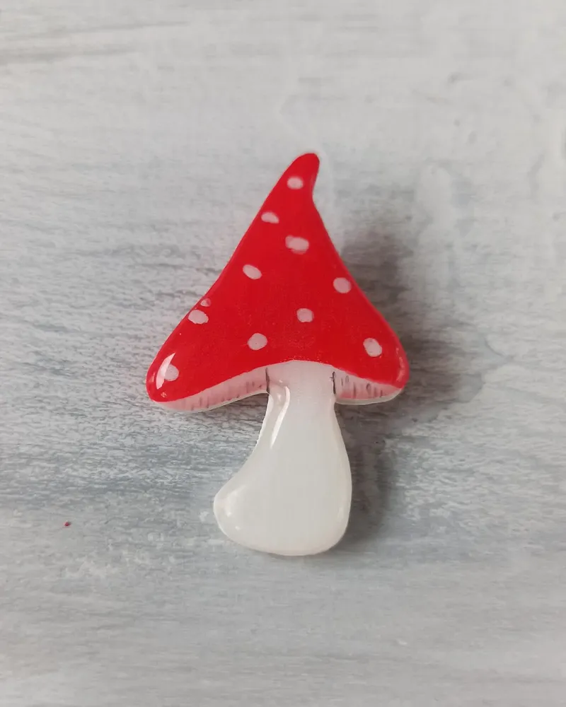 Fly Agaric Brooch — 1