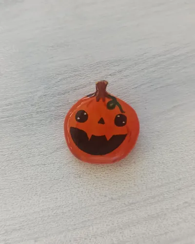 Broszka "Dynia na Halloween" — thumbnail 2