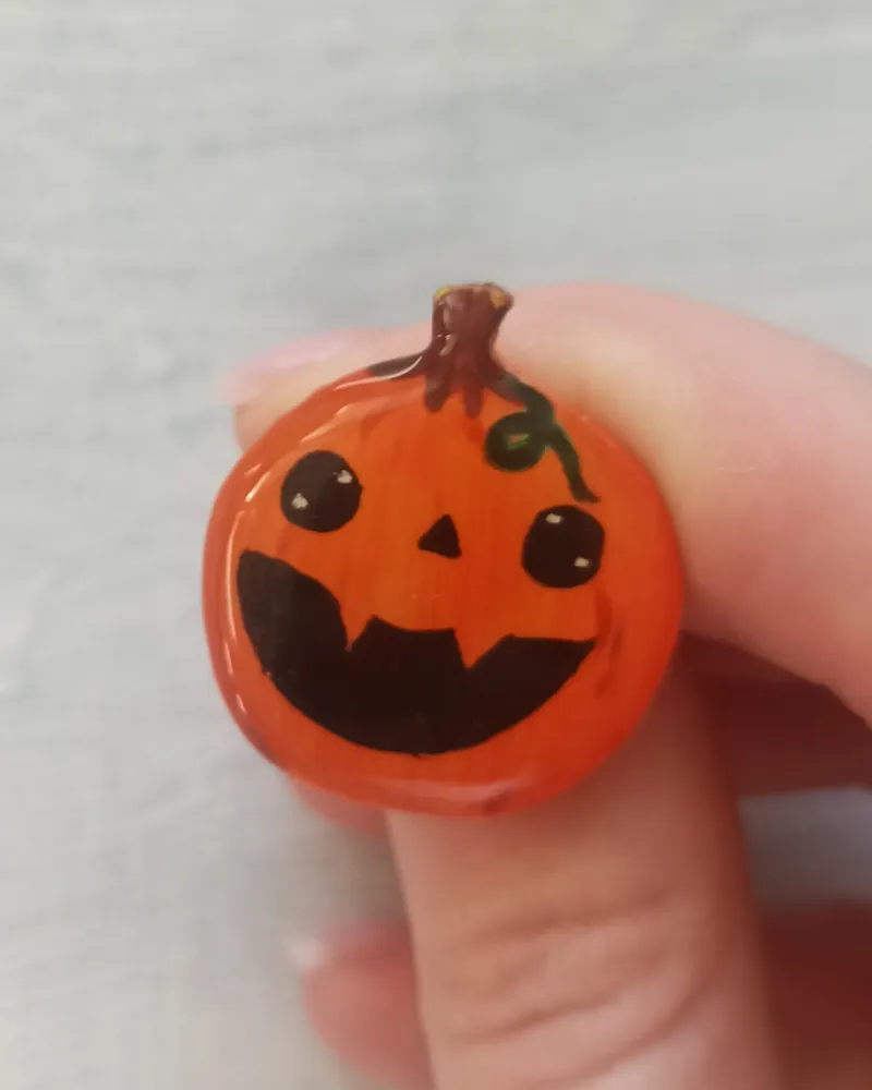 Broszka "Dynia na Halloween" — 1