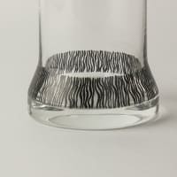 LAB Clear Glass with Black Graphic 1