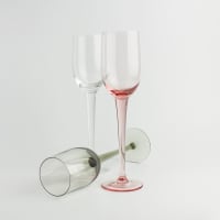 Classic White Wine Glass - Pink 2