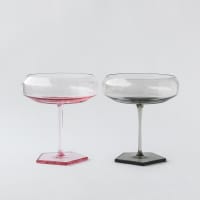 Penta Champagne Glass - Pink 2