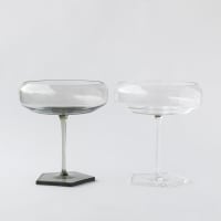 Penta Champagne Glass - Smoky 3