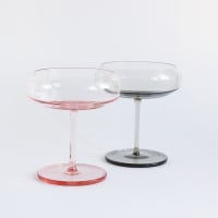 GEO Champagne Glass - Pink 1