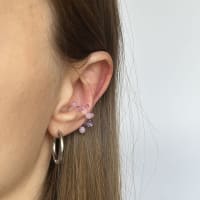 Nausznica Bubble - różowo-fioletowa 2