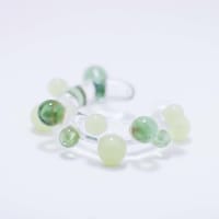 Bubble Ear Cuff - Green 1