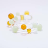 Bubble Ear Cuff - Amber Green 2