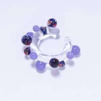 Nausznica Bubble - fioletowy mix 1