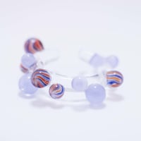 Nausznica Bubble - błękitny mix 2