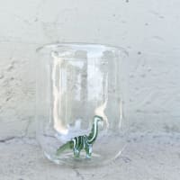 Glass Dino Green 2