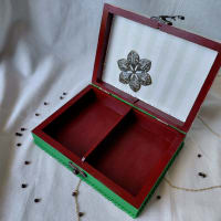 Szkatułka z motywem maków „Letnia Łąka” 1