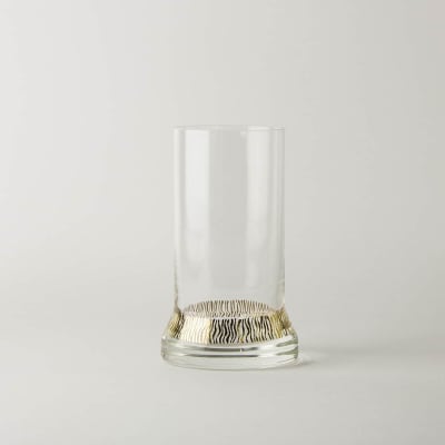 LAB Glass without Color with Gold Graphic
