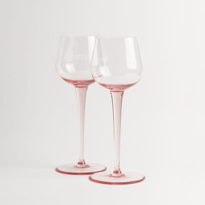 Classic Red Wine Glass - Pink
