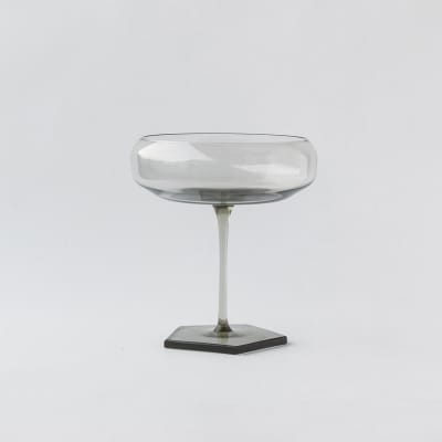 Penta Champagne Glass - Smoky