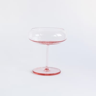 GEO Champagne Glass - Pink