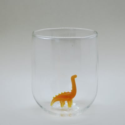Glass Dino Yellow