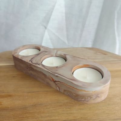 Świecznik tealights potrójny