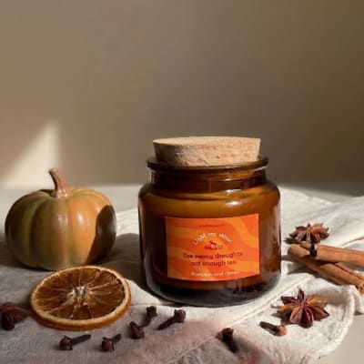 Świeca Sojowa "Cozy Autumn" 120 ml – Dynia &amp; Goździki