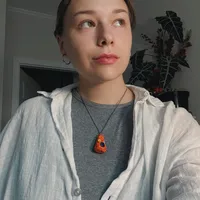 Wisiorek Dynia “Button” 1