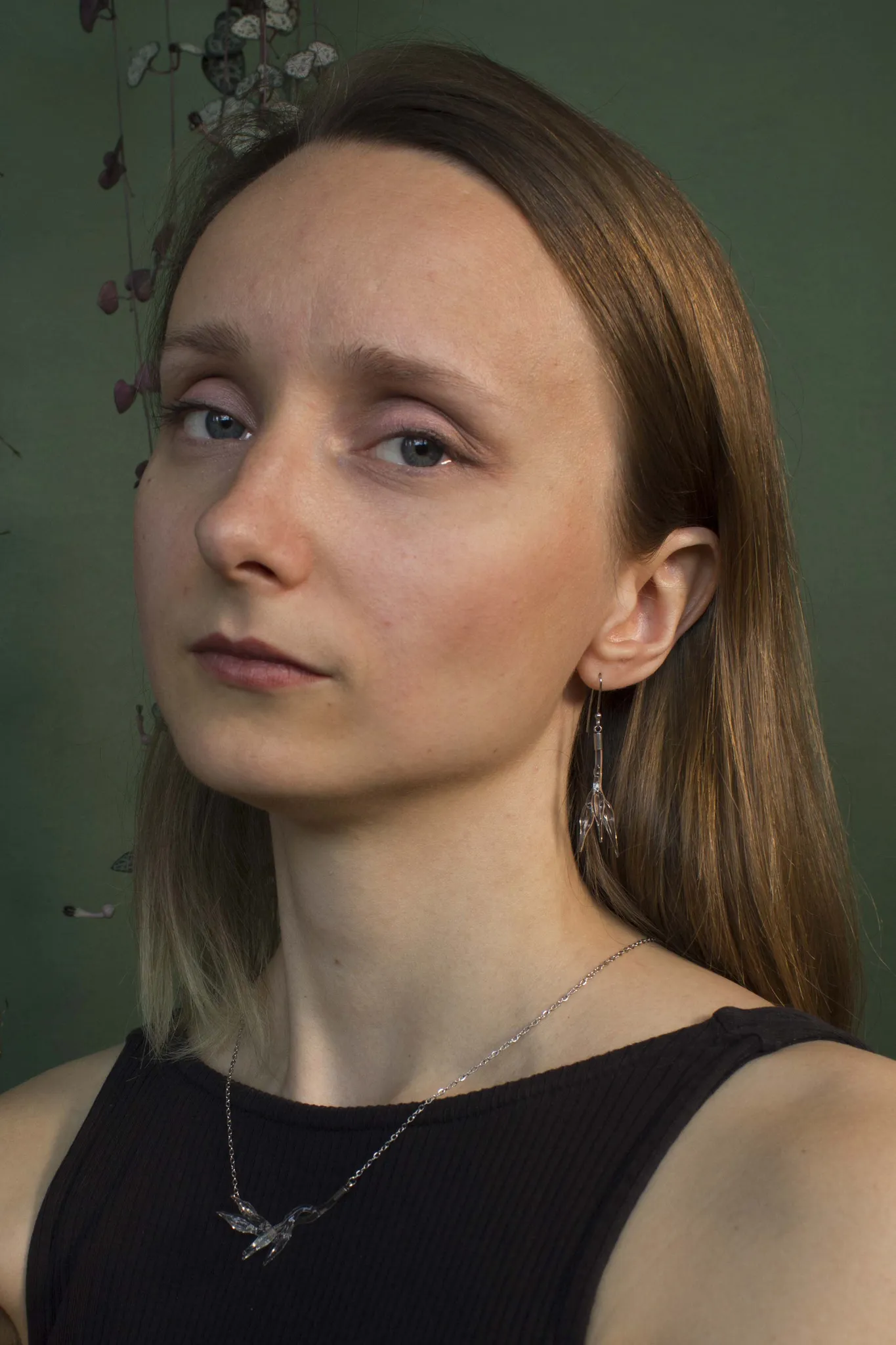 Szklane kolczyki Las — 6