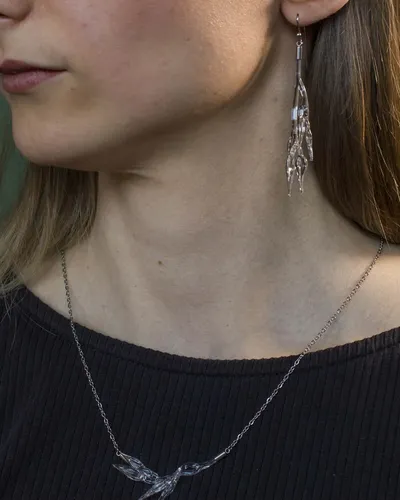 Szklane kolczyki Las — thumbnail 6