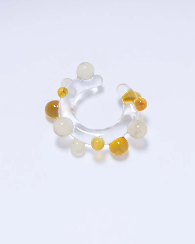 Nausznica Bubble - żółta — 2