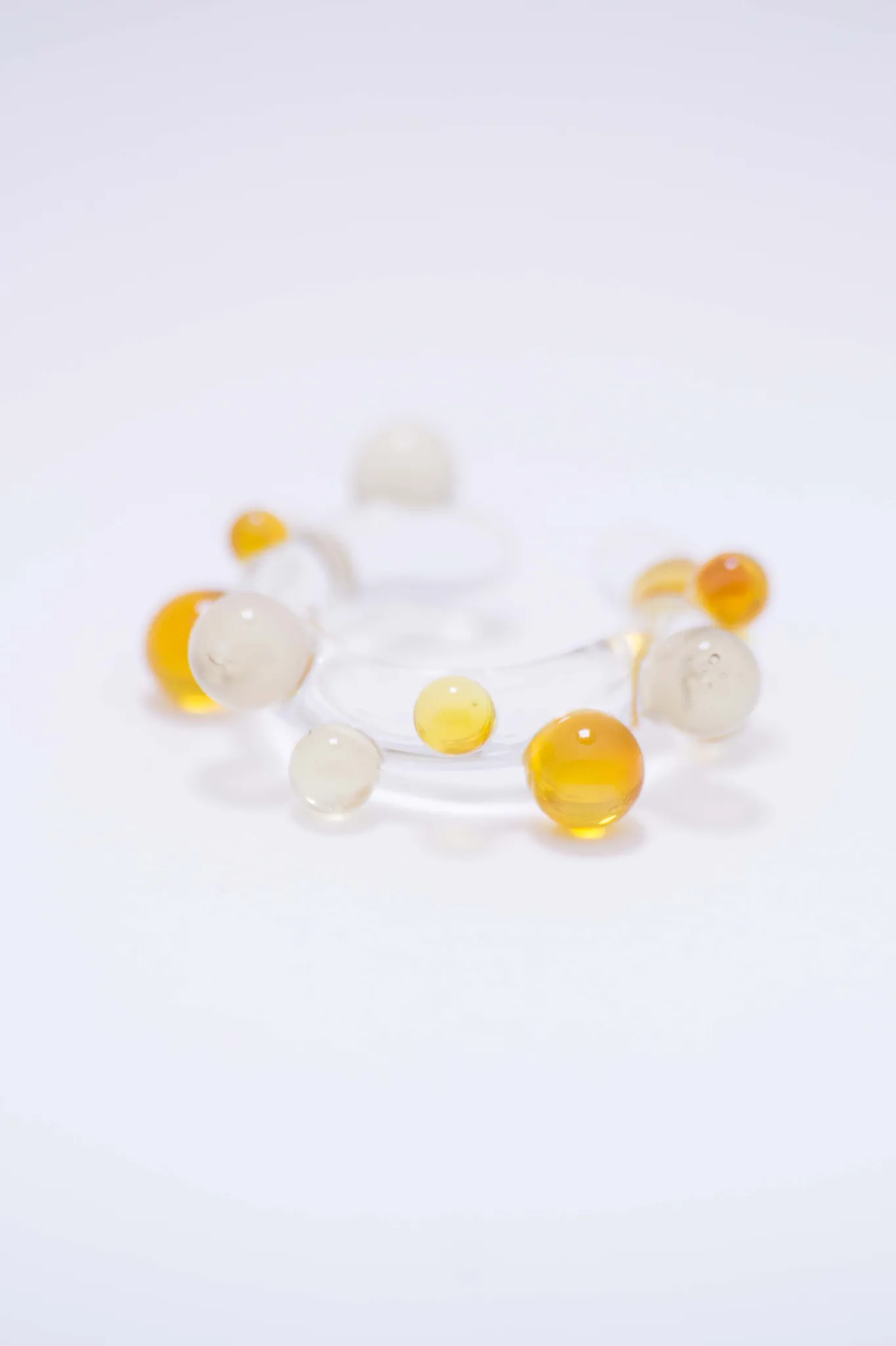 Nausznica Bubble - żółta — 3