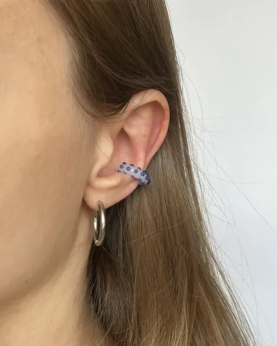 Nausznica Pixie - biało-niebieska — thumbnail 3