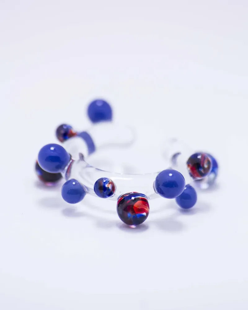 Bubble Ear Cuff - Blue Mix — 3