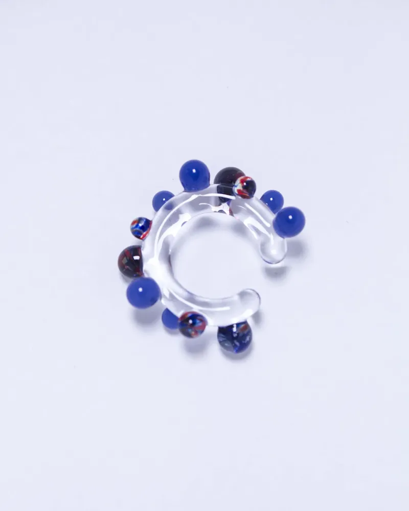Bubble Ear Cuff - Blue Mix — 1
