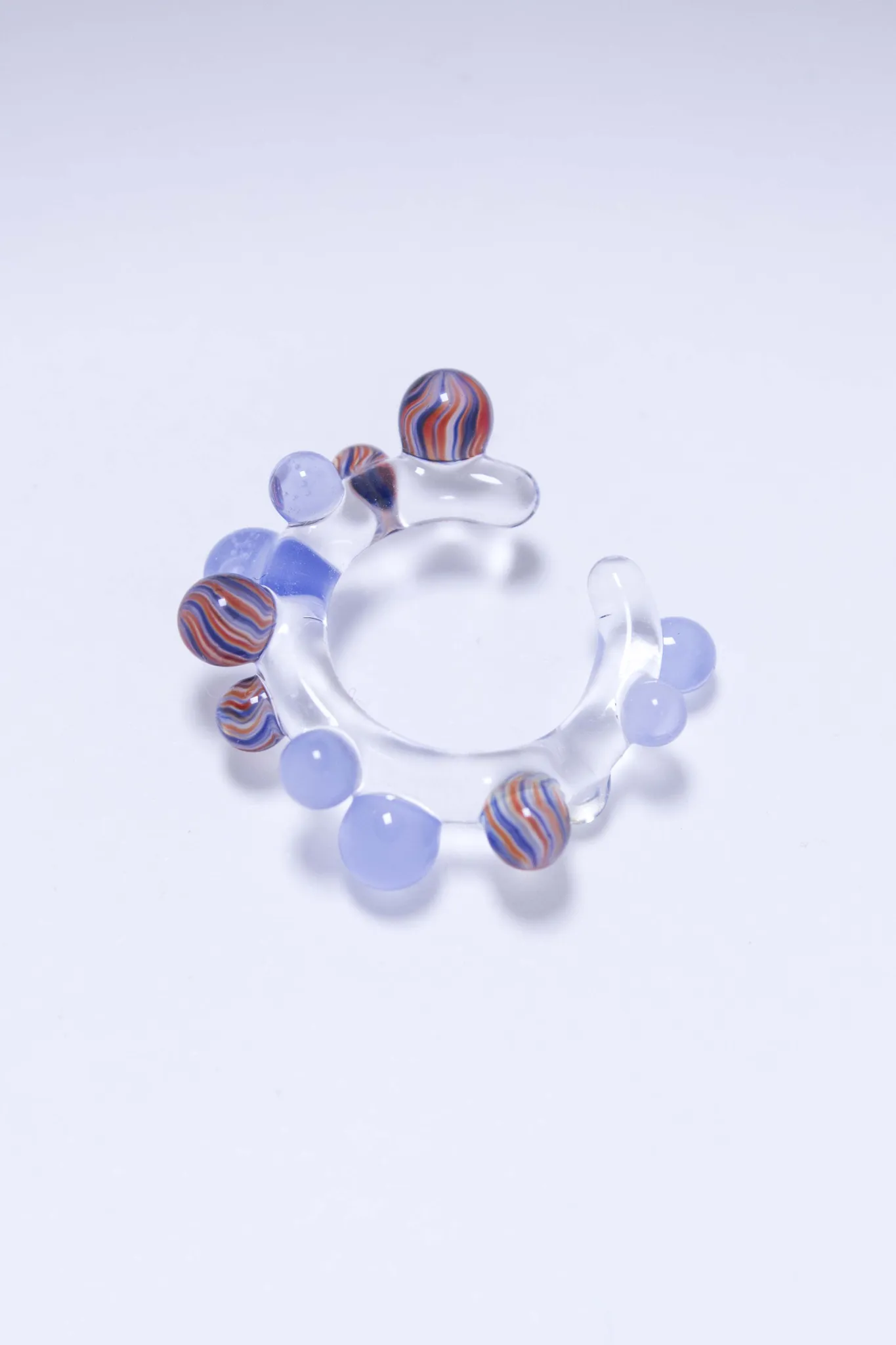 Nausznica Bubble - błękitny mix — 2