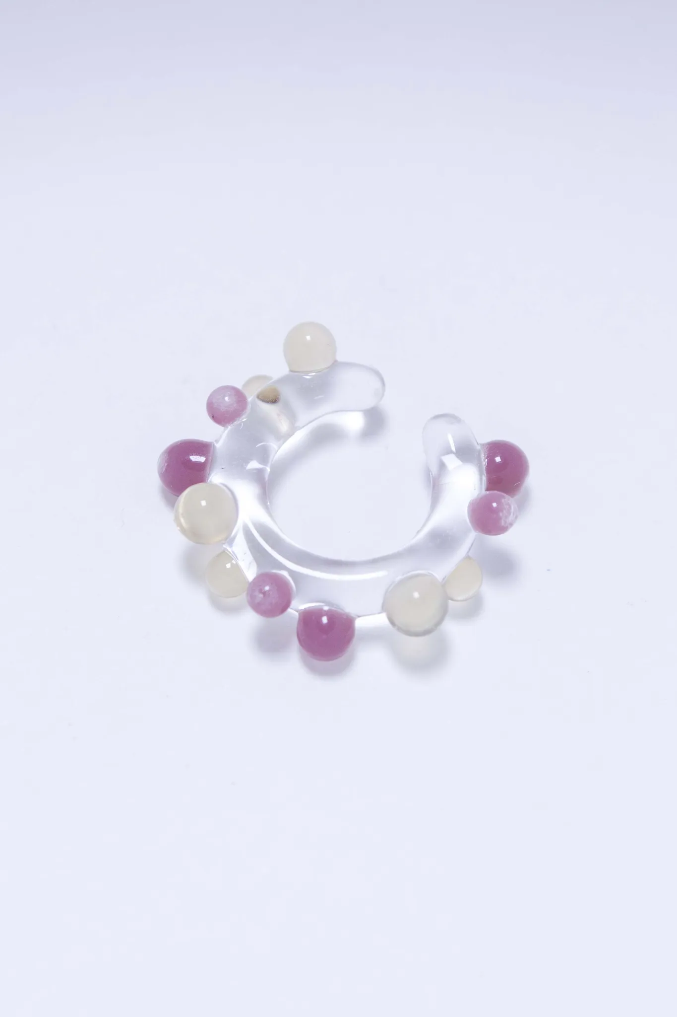 Nausznica Bubble - różowo-żółta — 4