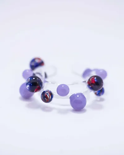 Nausznica Bubble - fioletowy mix — thumbnail 3