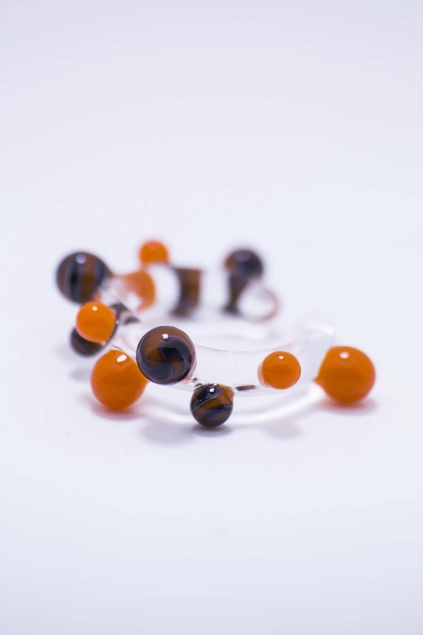 Nausznica Bubble - pomarańczowa — 3