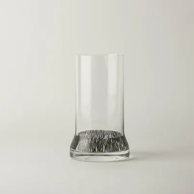 LAB Clear Glass with Black Graphic