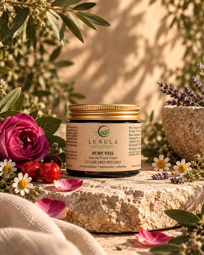 Ruby Veil - Acerola Touch Cream dla cery naczyniowej, wrażliwej, nadreaktywnej — 1